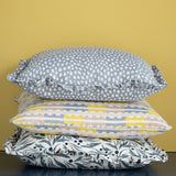 Spotty Dove Blue Cushion Cover - Ruffles - 50x50cm