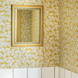 Blanche Wallpaper - Mustard